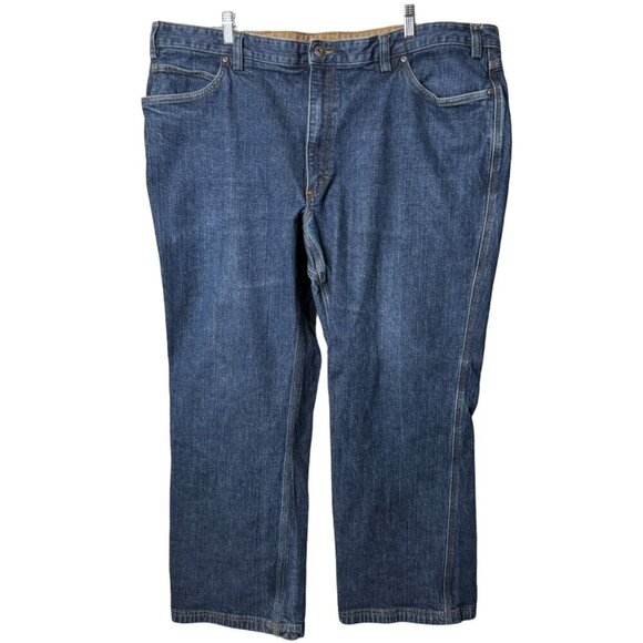 Duluth Flex Ballroom Jeans Mens 44x29 READ‎ Work Durable Straight Leg - Picture 1 of 13